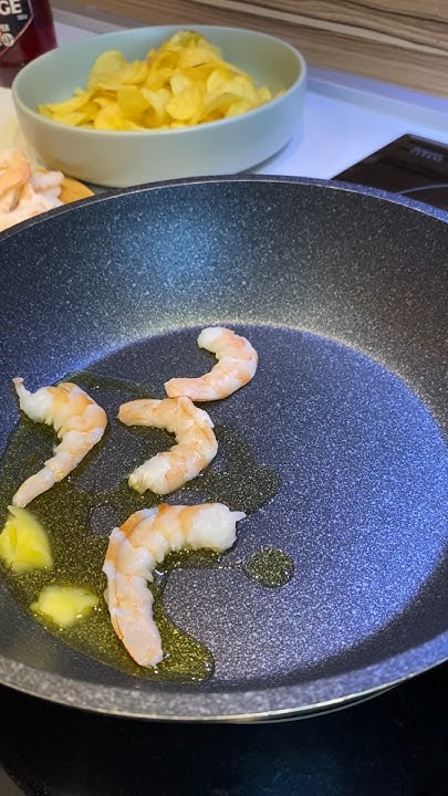 Макароны в форме риса 🤯🍝 Паста орзо с креветками в сливочном соусе ...