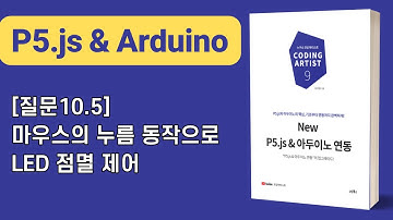 [New P5.js & 아두이노 연동] 10장 P5.js→아두이노: [질문10.5]마우스의 누름 동작으로 LED 점멸 제어