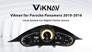 Viknav for Porsche Panamera 2010-2016-Install : Linux  System  Car  Digital Cluster Screen
