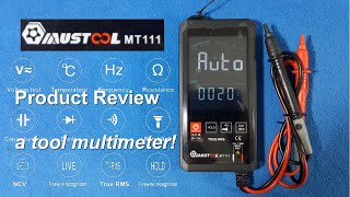 Product review Mustool MT111 Touch Screen Digital Multimeter Intelligent Scanning DMM Auto Function