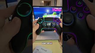 JORREP Wireless Controller für PS5/Pro/Steam Deck/PC/MAC/iOS,Gamepad Controller mit RGB-Beleuchtung