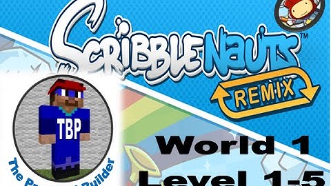 Scribblenauts Remix Play World 1: level 1-5