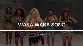 Shakira- WAKA WAKA- (lyrics) /alberto ciccarini/ by LU Resimi