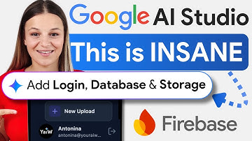 Google AI Studio x Firebase = REAL Apps in Minutes 🤯 (Login, Database & Storage)
