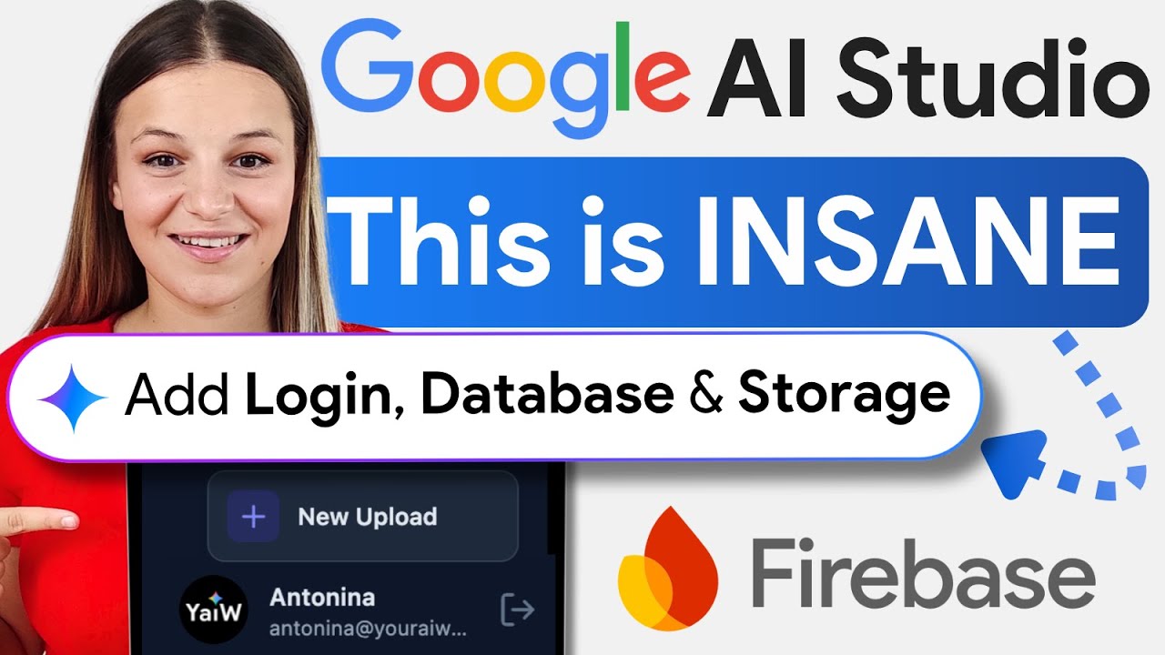 Google AI Studio теперь создаст ваш бэкенд ЗА вас 🤯 (настройка Firebase + Firestore)