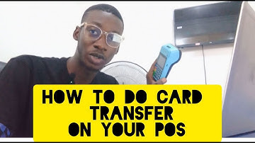 How to DO Card Transfer On Your Pos