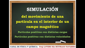 03 SIMULACIÓN MOVIMIENTO PARTÍCULAS EN EL INTERIOR DE UN CAMPO MAGNÉTICO