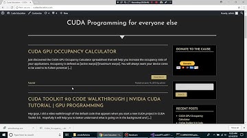 How to run CUDA Toolkit 9 Samples | CUDA Tutorial | Visual Studio 2017 | CUDA Education