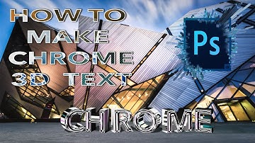 How to Create 3D Chrome Text Effect in Photoshop