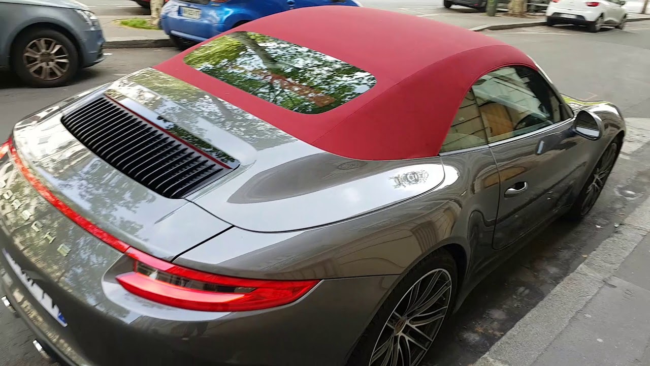 Porsche 991 Carrera 4s Cabriolet 991 2 Phase 2 Mkii In Paris France Youtube