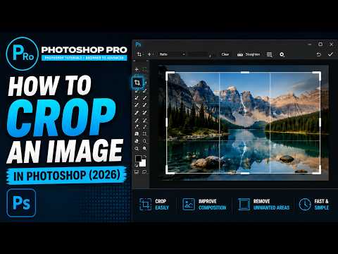 How to Crop an Image in Photoshop | Beginner Tutorial (2026)