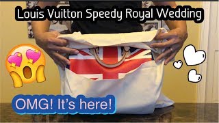 OMG Here it is! Unboxing Louis Vuitton Speedy Union Jack Royal Wedding 🇬🇧  