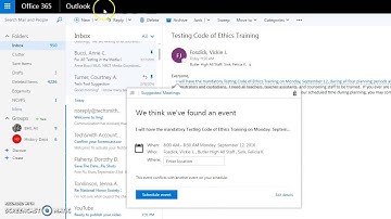 Adding an Event to Outlook Calendar