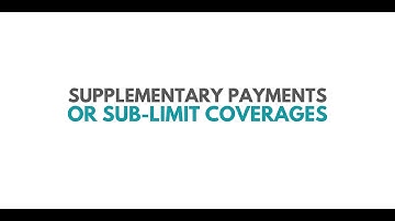What are Supplementary Payments or Sub Limit Coverages?