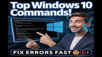 ✅ Top 10 Windows 10 Commands Everyone Should Know (2025) | Windows 10 CMD Commands