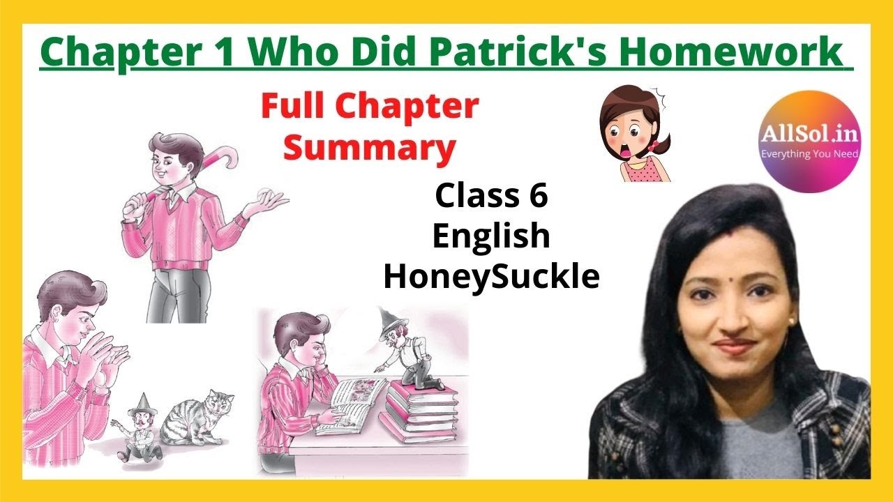 who did patrick's homework word meaning english to hindi