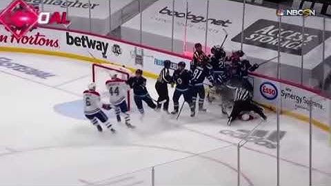 Mark Scheifele Dirty Hit on Jake Evans