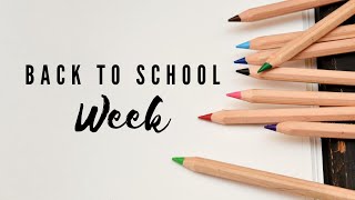 Back to School Week Announcement || Giveaways and DITL Updates!