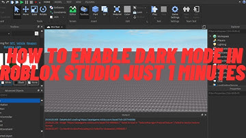 How to enable dark theme in roblox studio in 1 minutes 2023