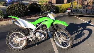 Contra Costa Powersports-Used 2021 Kawasaki KLX230R E-start green sticker trail bike motorcycle