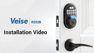 How To Install Veise RZ02B Fingerprint Door Lock