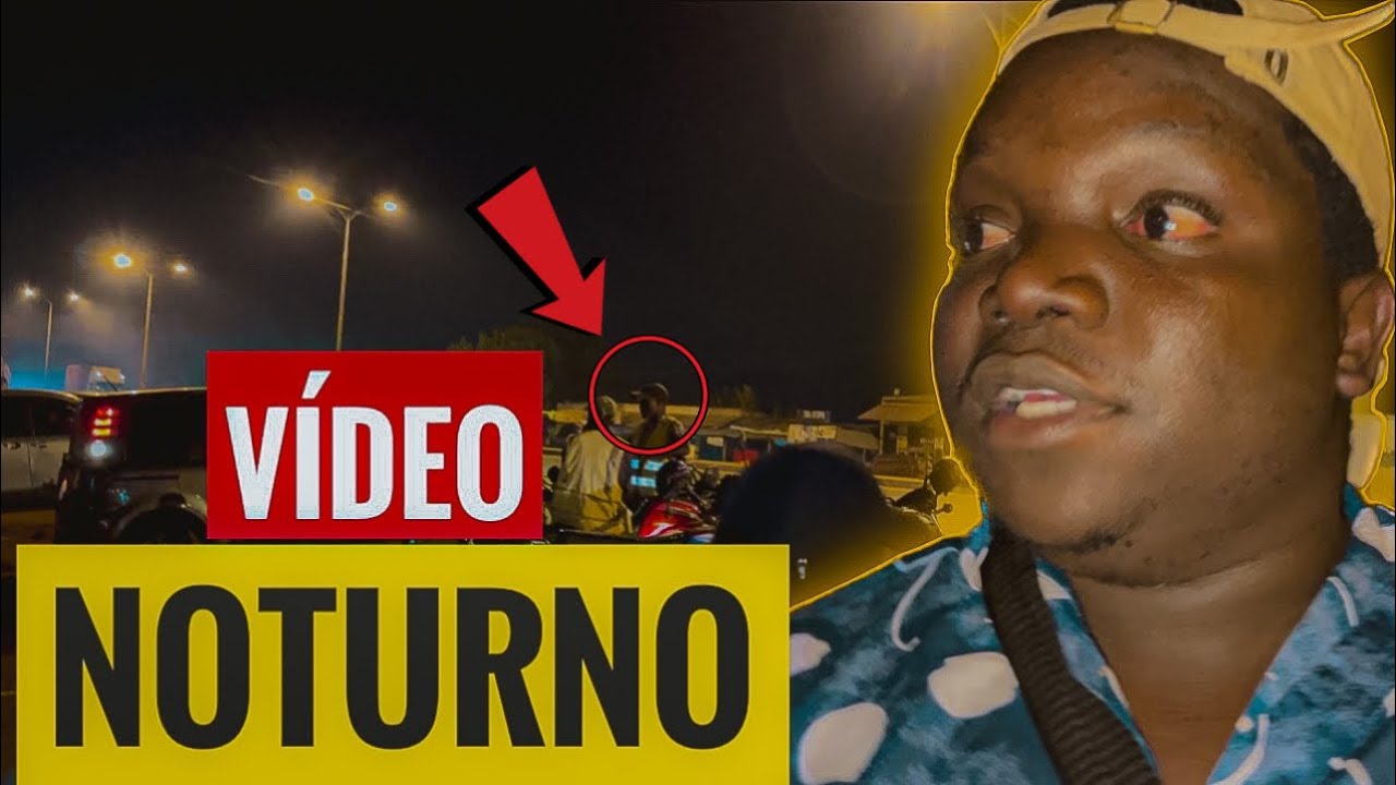 SAÍMOS PARA VER COMO É DE NOITE NESTA CIDADE NA ÁFRICA MOÇAMBIQUE
