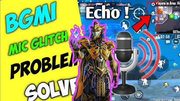 How to Fix Mic Echo Problem in BGMI 3.9 - Bgmi Mic Glitch Problem 3.9 solve.
