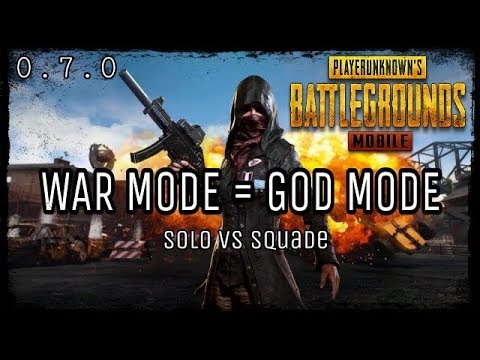 PUBG MOBILE WAR MODE = GOD MODE {Solo vs squade} | ( Arrwo Gaming)