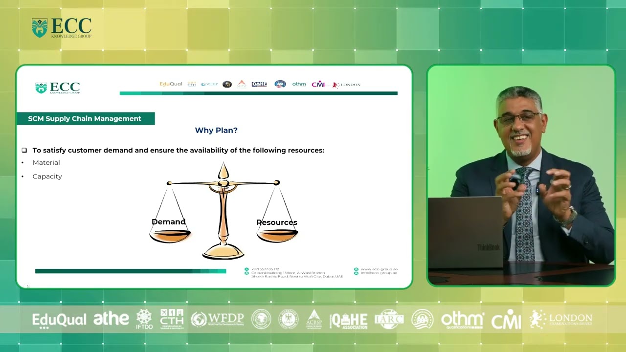 New Webinar Episode | Planning for Sustainable Supply Chain |Dr. Ashraf Abdel Khalek