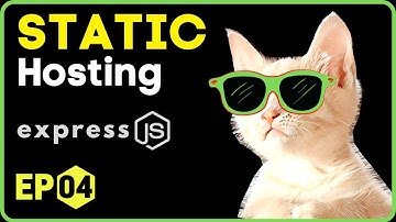 Serving Static from Files Express JS | express.static| Node JS in Hindi #4 | #nodejs #expressjs