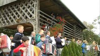 Video voorbeeld van "Harmonikarski orkester Marolt - Veseli Ribnčan"