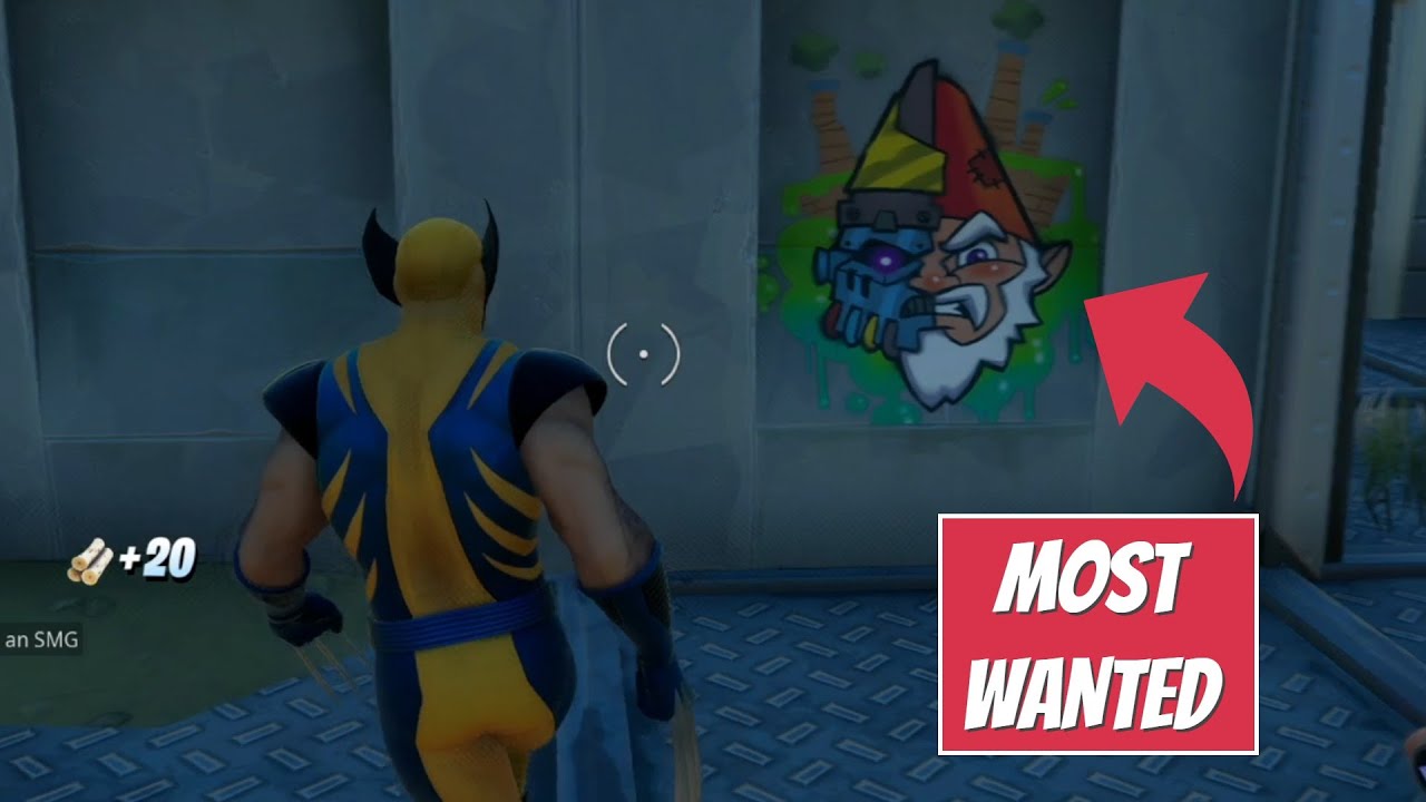 Most Wanted Gnome Challenge in Fortnite Battle Royale | Secret Challenge