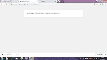 Khắc phục lỗi the upload file exceeds the upload_max_filesize drective in php.ini trong Cyber Panel