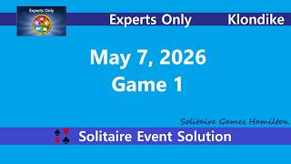 Experts Only Game #1 | May 7, 2026 Event | Klondike screenshot 4