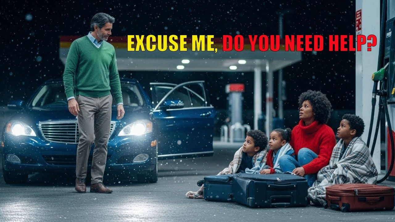 Kind Billionaire Man Rescues Abandoned Mother and kids in an Hazzard - It will touch your heart.