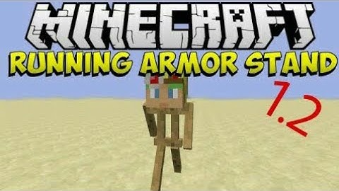 How To Make Running Armor Stands - MCPE 1.2 Command Block Creation
