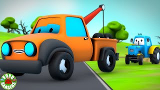 Mr. Sawyer The Tow Truck + More Vehicle Videos \u0026 Kids Songs