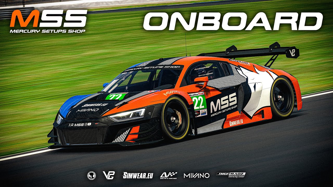 iRacing Onboard – Audi R8 Evo GT3 on Daytona – [MSS] 24S3 IMSA Replay ...