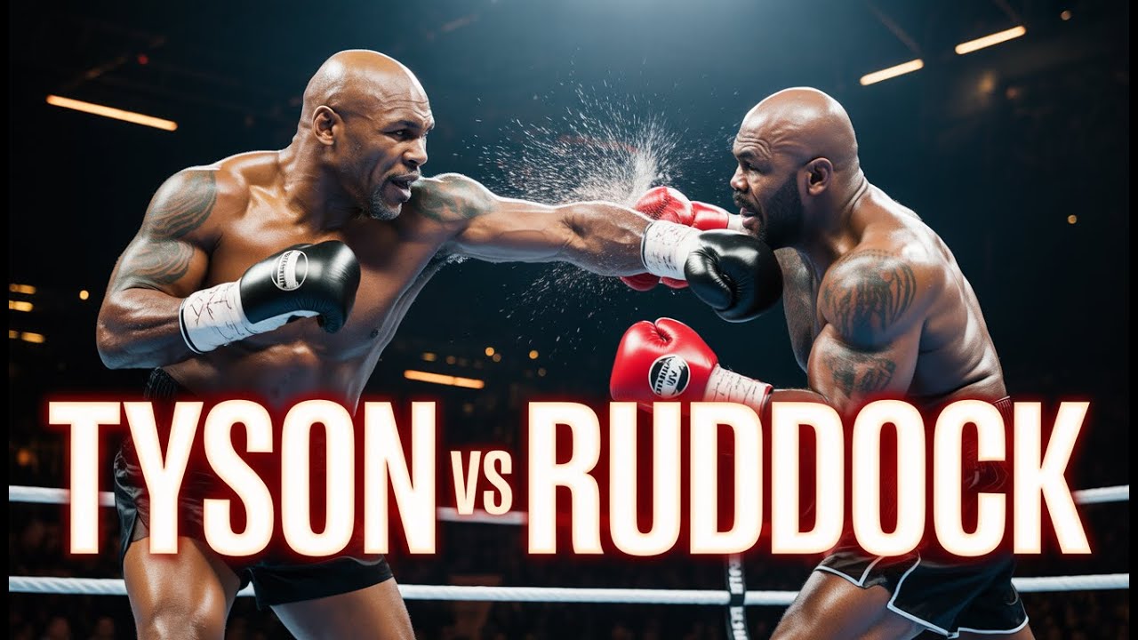 МАЙК ТАЙСОН против БРИТВЫ РАДДОКА | Жестокая война, тяжёлые нокдауны и лучшие моменты боя