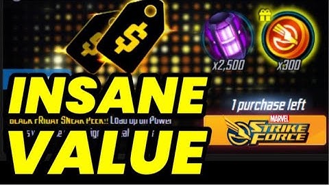 INSANE LIMITED VALUE OFFER! SAVE $$ - POWER CORES & WEB PTS! NOV 2025 | MARVEL Strike Force