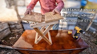 Katlanır Tabure Yapımı Ölçüleri İle Anlatımlı