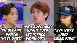 KPOP IDOLS THROWING SHADE AND CRITICIZING THEIR COMPANIES