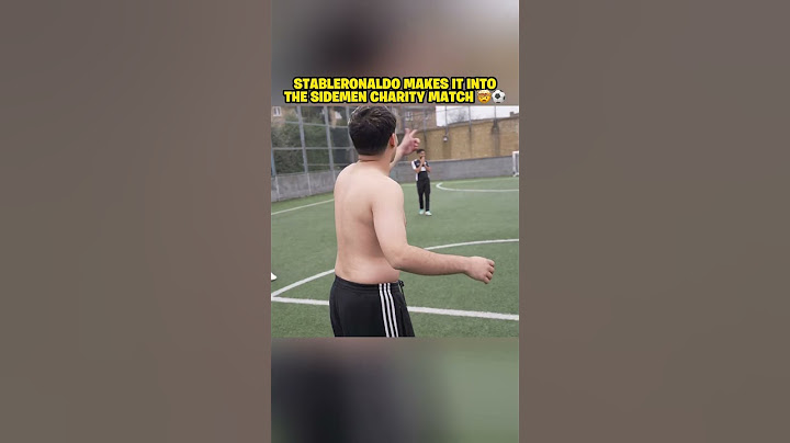 Stable Ronaldo X Sidemen Charity Match! 😂