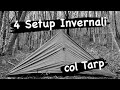 4 setup invernali col tarp 