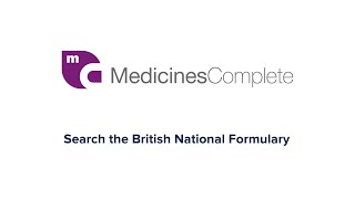 MedicinesComplete User Guide - Search the British National Formulary screenshot 4