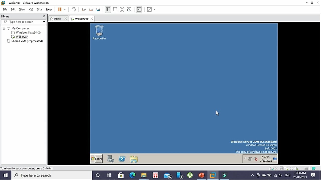 Windows Server 2008 R2 Installation using Virtual Machine - YouTube