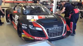 Moving Audi Into Paddock Of Moscowraceway