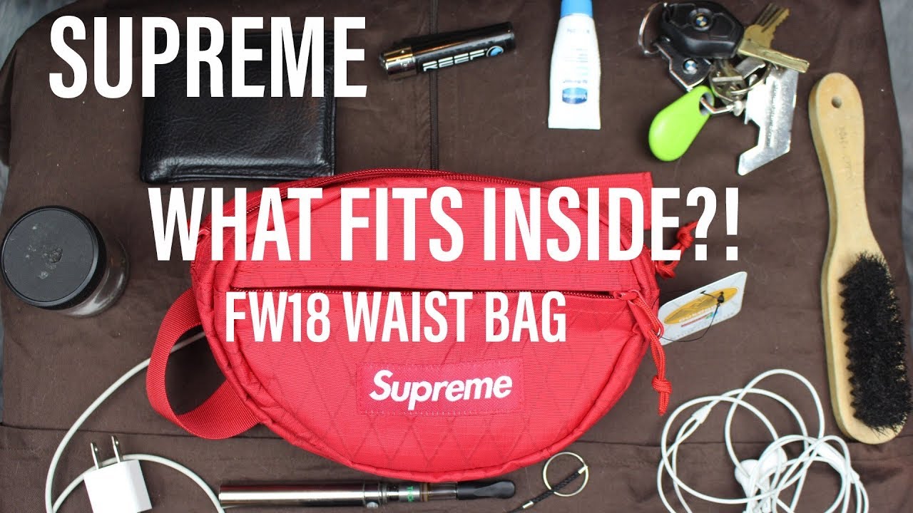 SUPREME FW18 WEEK 1 WAIST BAG RED *LEGIT CHECK/ REVIEW* BY JEREMY