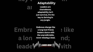 Leadership in 30 Seconds #leadership #leadersmedia #arunmarapally #shorts #adaptabilityskills