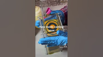 Kaleidoscope soap pull through technique done in a ￼ rectangular mold. ￼ new molds coming soon.